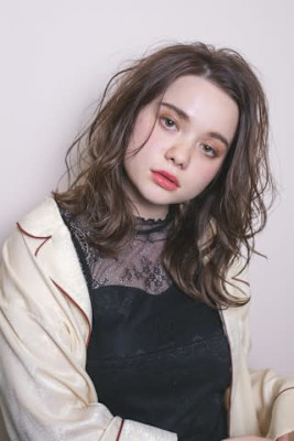 かきあげ抜け感カール