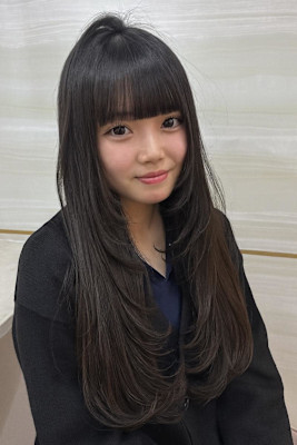 《鈴木茉奈》レイヤーカット/韓国/ハイレイヤー/大宮