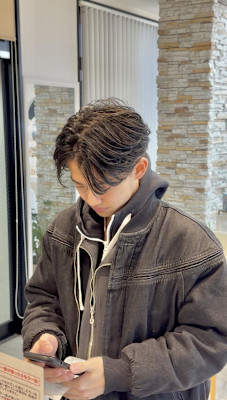 20代30代向けコンマバングニュアンススタイル