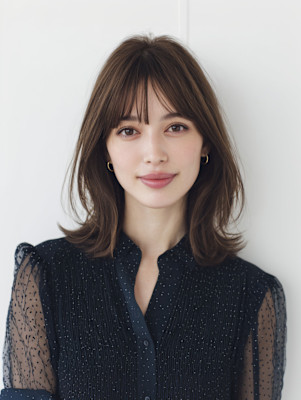 レイヤーカット/イメチェン/外ハネボブ/美髪/髪型