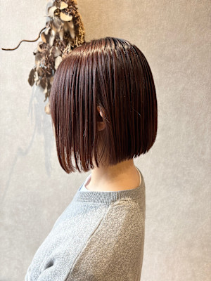 切りっぱなしボブ