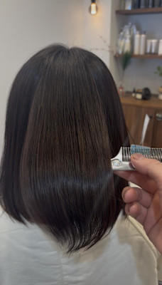 髪質改善カラー/アメトリンベージュ