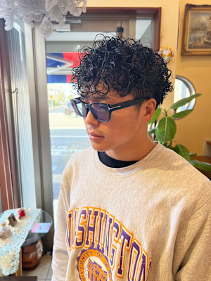 プードルツイストスパイラルパーマ