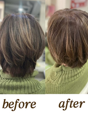 【予防美髪カラー】(デトックスケアでジアミン除去)