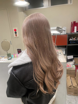 1ブリーチでできるヘーゼルカラー