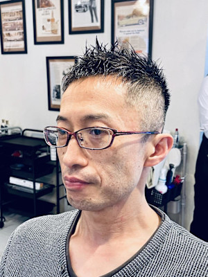 【40代 男性】ロンドンベリーショート（大宮/バーバー）