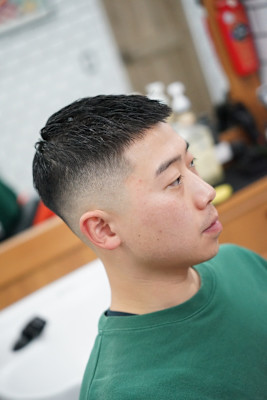 スキンフェード　クロップ