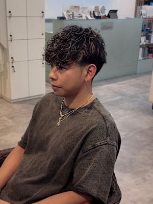 外国人風スペインカール/ハイライトカラー