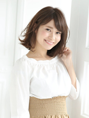 【 t o t .】大人かわいい♪ナチュラルワンカールボブ☆