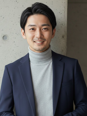 池袋 メンズ メンズカット センターパート ニュアンスパーマ