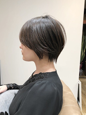 手ぐしで乾かすだけ♪20代30代にショートボブ☆