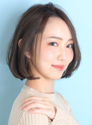 ショート・ボブ/面長/前髪なし/絶壁解消/30代/40代/