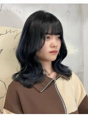 ブルーブラックバレイヤージュ