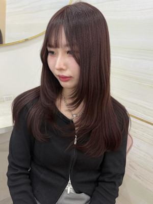 《高橋亜美》ザクザクレイヤー/ワインレッド/大宮