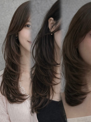 レイヤーカット　ハッシュ　韓国　TOMOKI