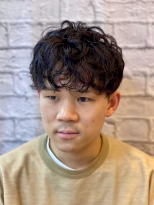 マッシュスタイル×パーマ