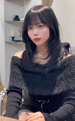 大人かわいいエギョモリミルクティーブラウン ひし形シルエット