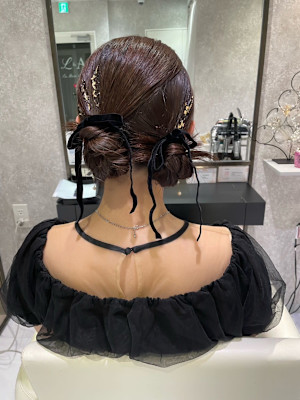 ツインお団子ヘア