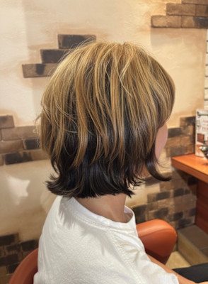 際立つ個性！レイヤーアンブレラカラー【039スタイル】