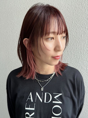 インナーカラー/ミックスカラー/ミディアムレイヤー/