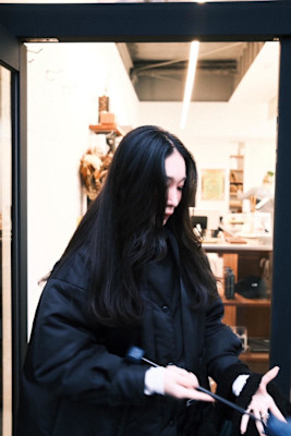 暗髪大人ミディアム/グラデーション/20代30代/髪質改善