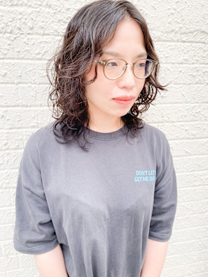 【morio成増/玉井】ミディアム　パーマ