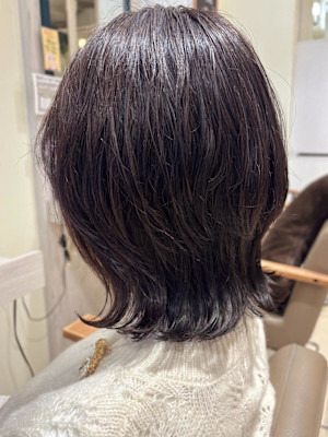 ウルフボブ/外ハネ／くびれレイヤー