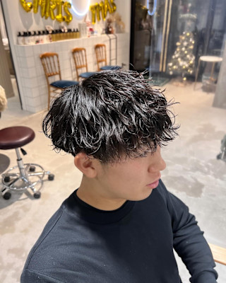 波巻きスパイラル/ツイストスパイラル/スパイラルパーマ