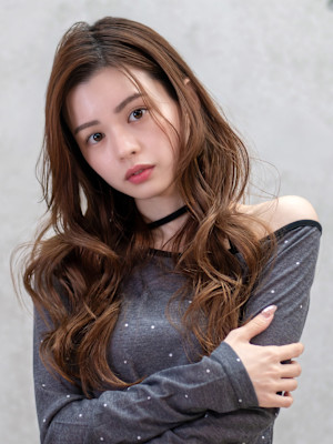 20代・30代_大人可愛いニュアンスロング