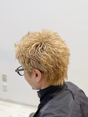 スパイキーショート/ブロンド