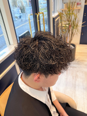 波巻きスパイラルパーマ/波巻きパーマ