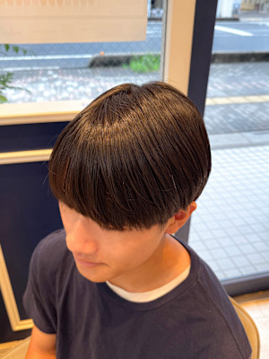 酸性縮毛矯正/ナチュラルマッシュ