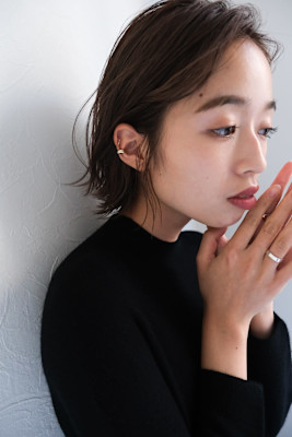 【kiji】大人センターパート×切りっぱなしボブ。　#久屋