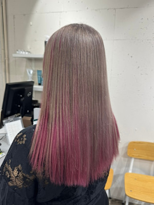 ハイトーンインナーカラー