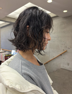 波巻きMIXボブパーマ［池袋駅/要町駅/池袋西口］