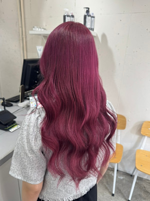 ブリーチベビーピンクカラー