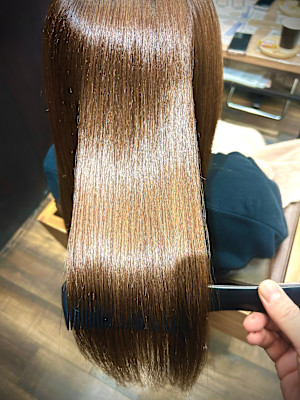 艶髪ナチュラルブラウンカラー