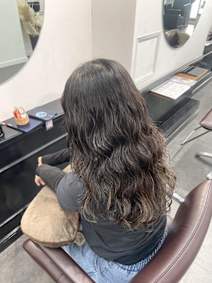 レイヤーパーマ/くせ毛風パーマ/ロングパーマ/