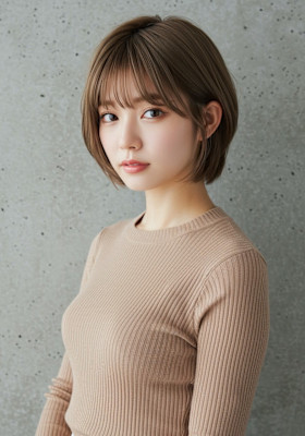 #磐田　ショートボブ