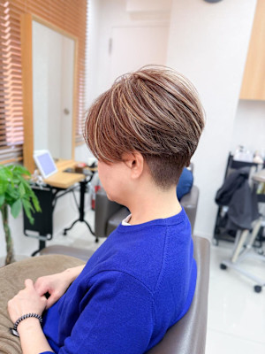 白髪ぼかし細めハイライト30代40代50代【藤沢　藤沢駅】