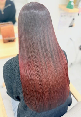 美髪ストレート