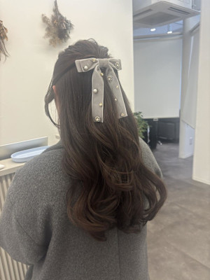 【miu担当】ハーフアップ