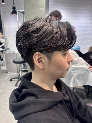 miu&宇都宮良太　メンズニュアンスパーマ