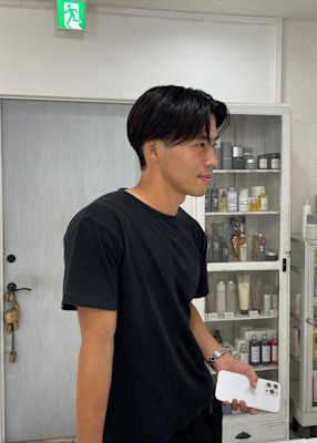 ANJU/刈り上げセンターパート