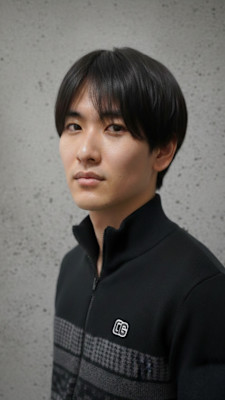 ナチュラル縮毛矯正スタイル