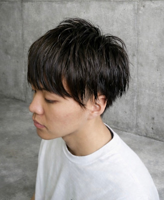 ツーブロックマッシュレイヤースタイル