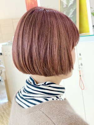 ツヤ髪ミニボブ