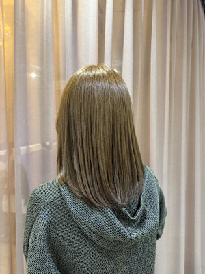 似合わせカット/ダークアッシュ/大人ガーリー