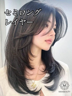 セミロングレイヤー☆銀座/東京駅