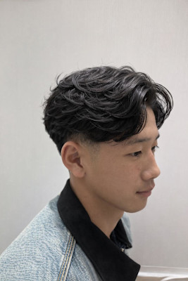 テーパーフェード/フェザーパーマ/ラルフカール